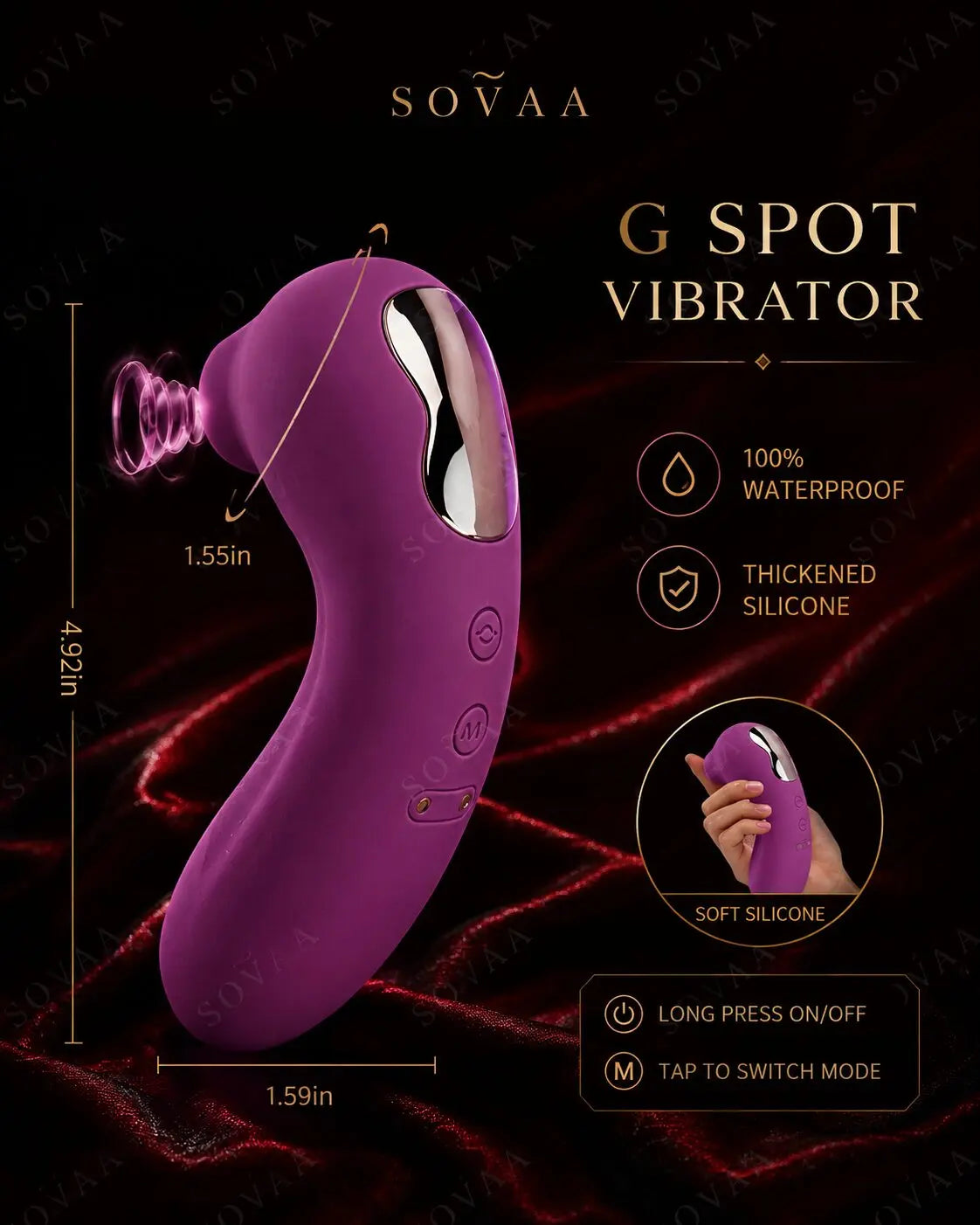 Air Kiss Dual-Action Intimate Massager