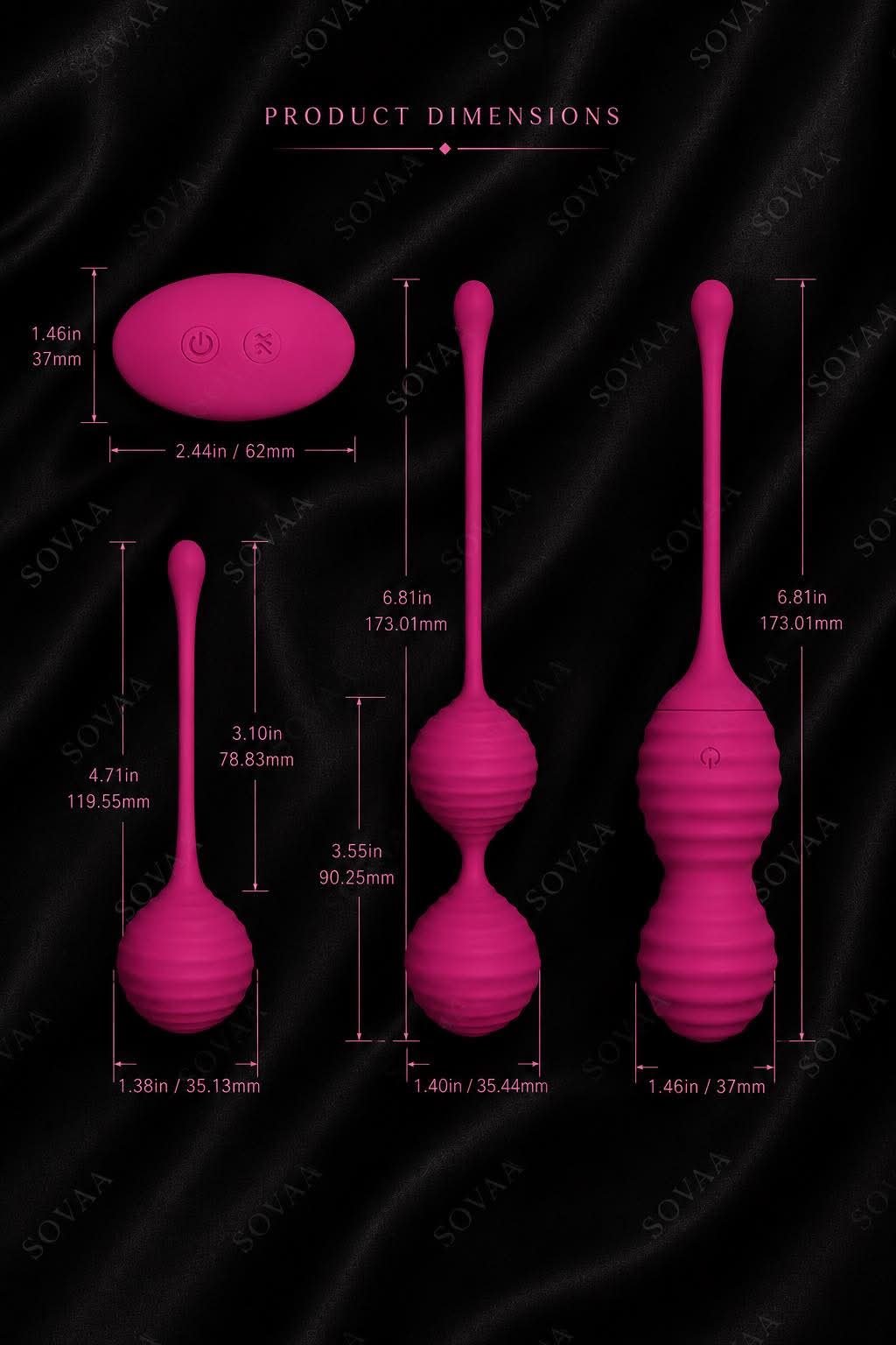 Aurelia Vibrating Kegel Balls Set