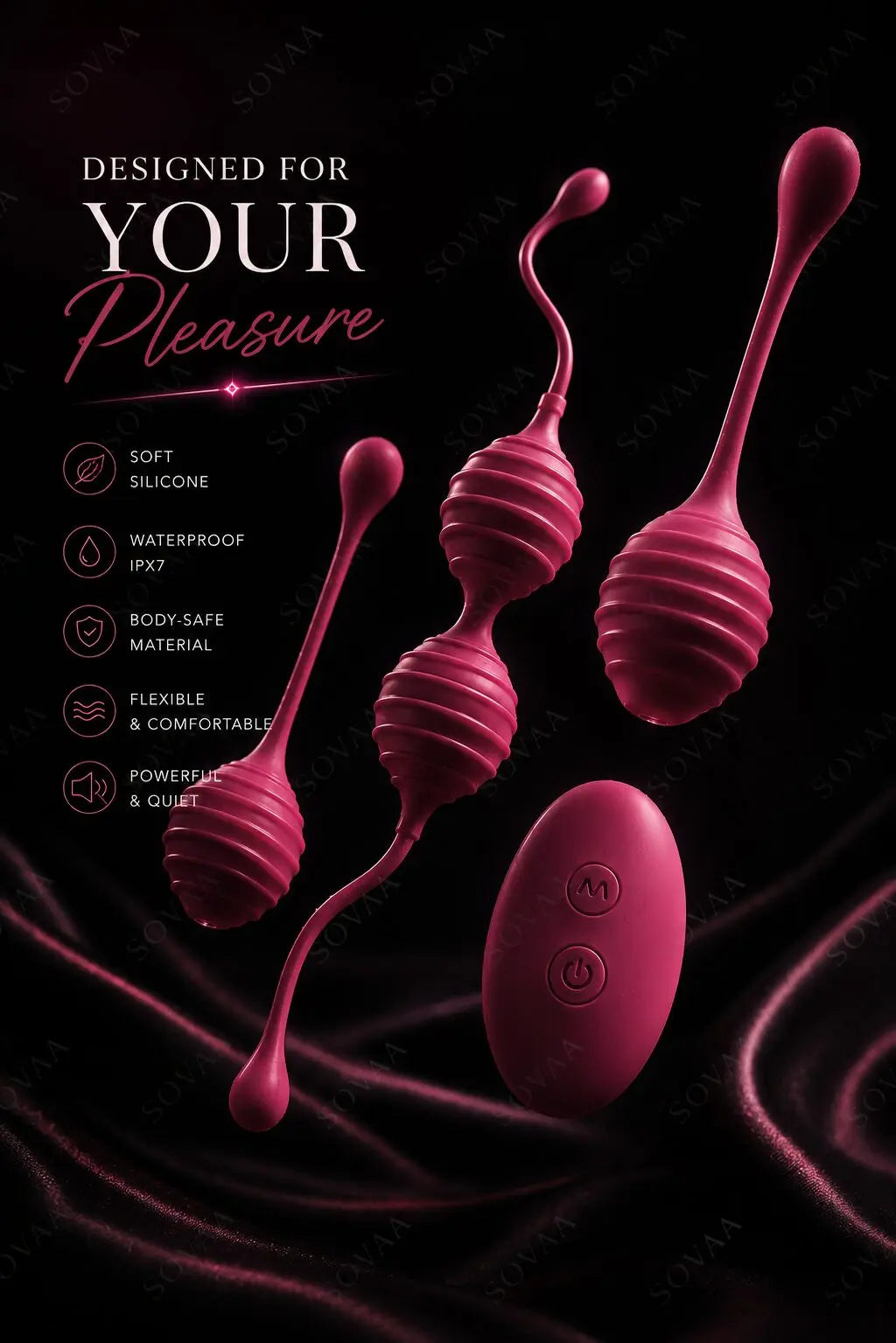 Aurelia Vibrating Kegel Balls Set