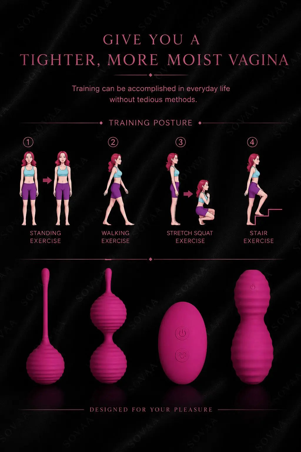 Aurelia Vibrating Kegel Balls Set