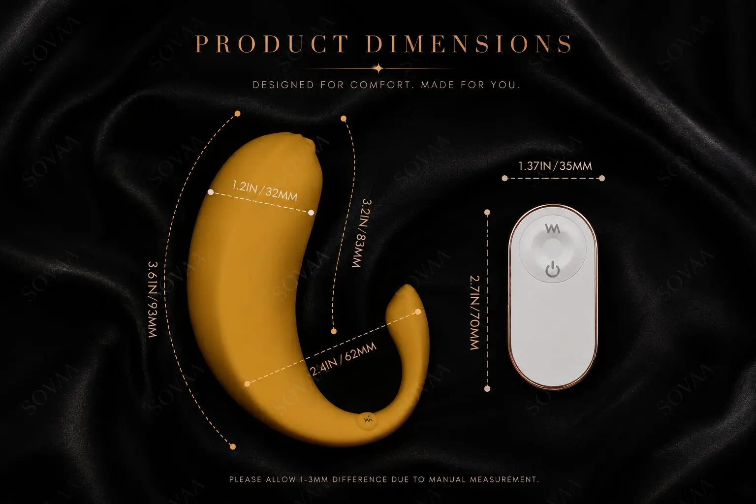 Banana Bliss Curved Intimate Massager