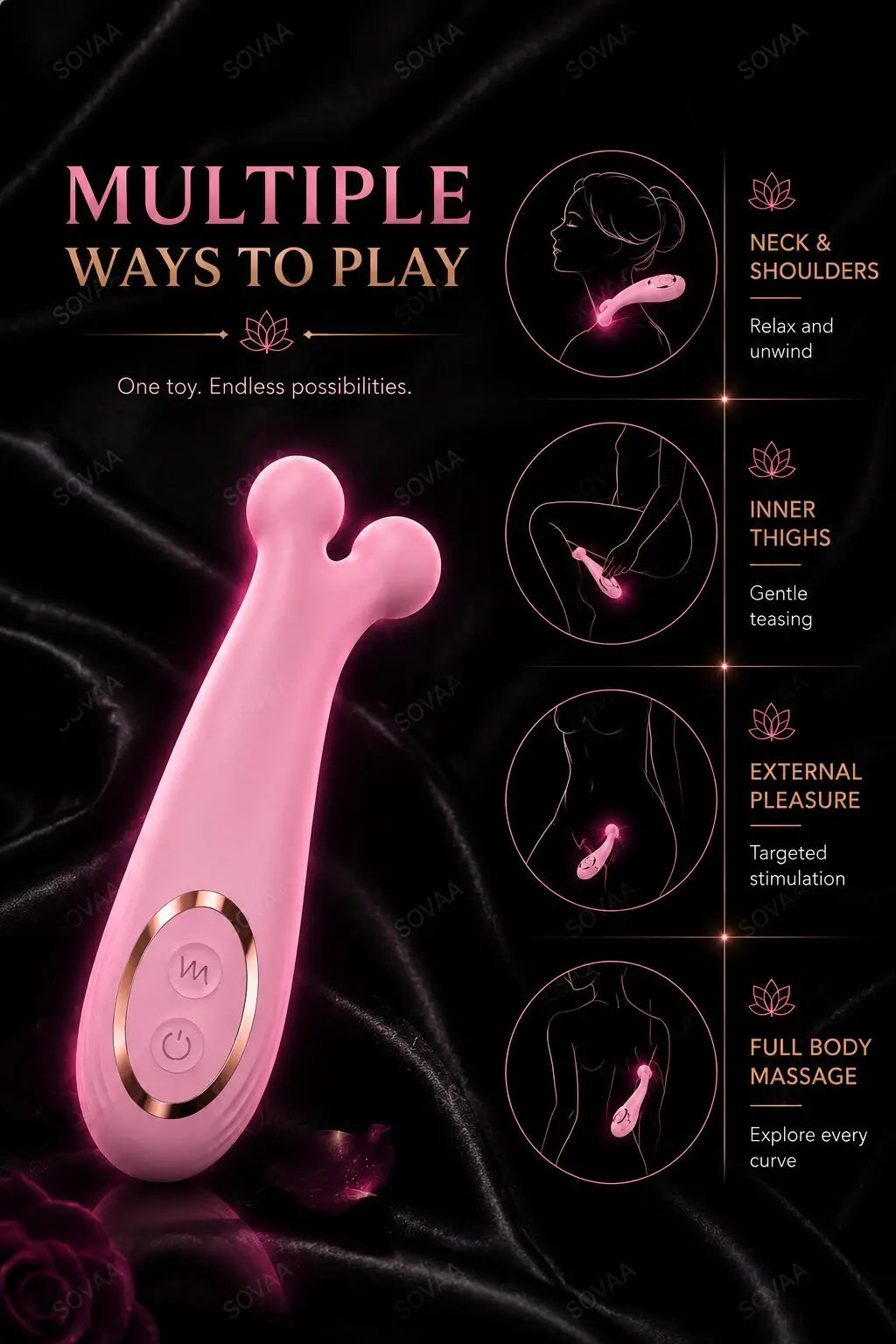 Coral Kiss Dual-Point Intimate Massager