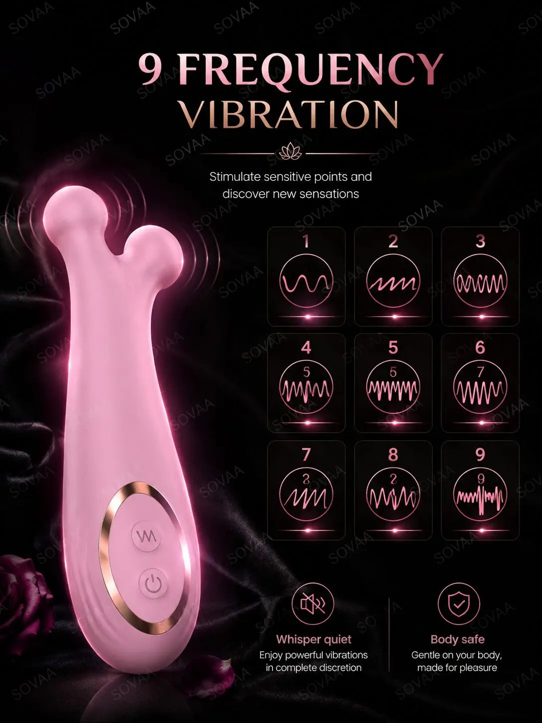 Coral Kiss Dual-Point Intimate Massager