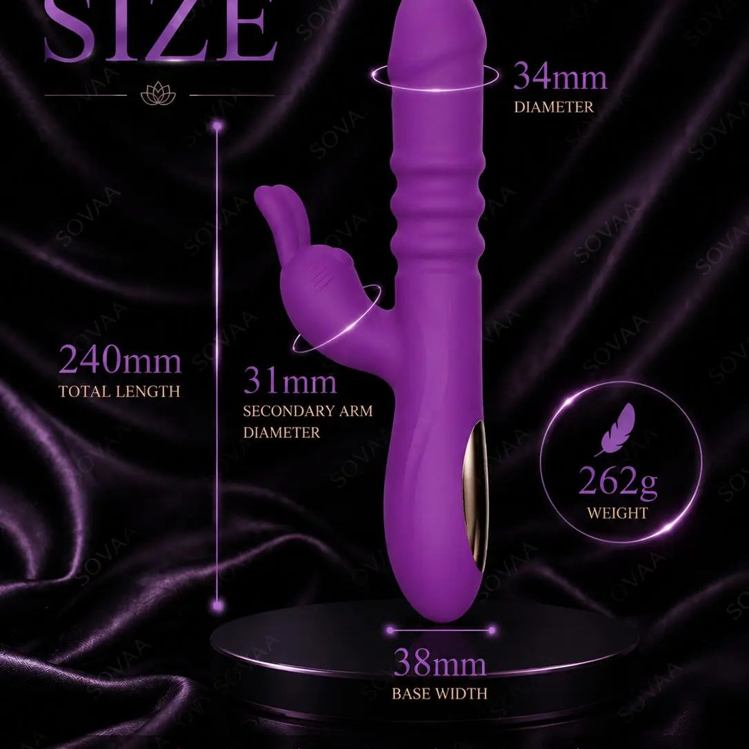 Crimson Bloom Dual-Action Intimate Massager