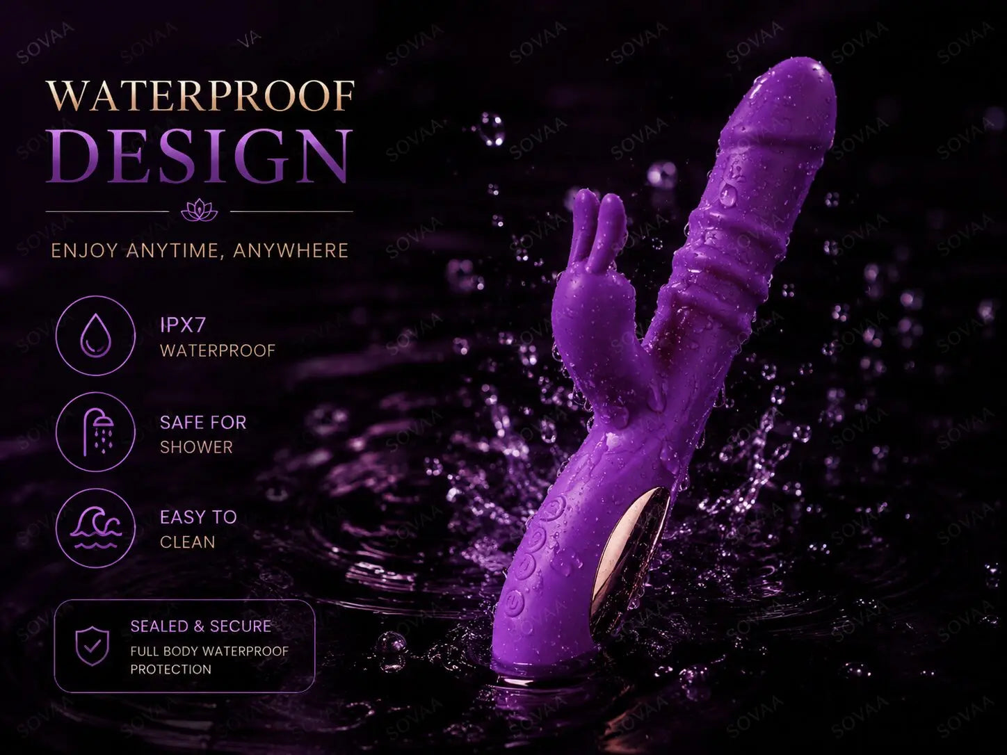 Crimson Bloom Dual-Action Intimate Massager