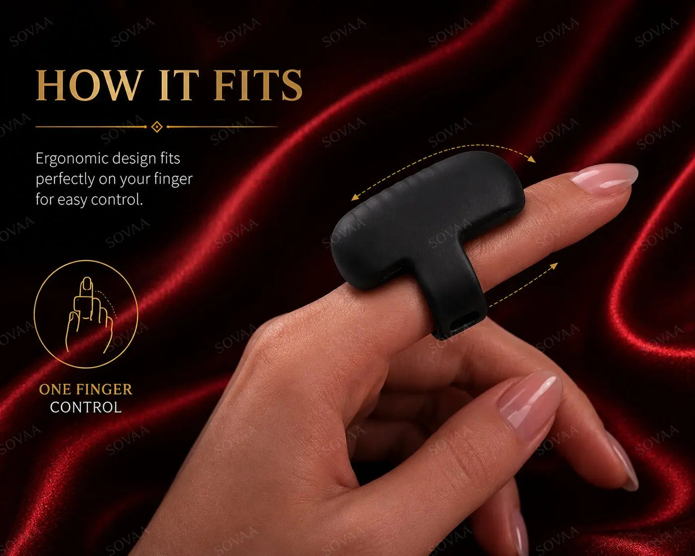 FINGRA Pulse Finger Intimate Massager