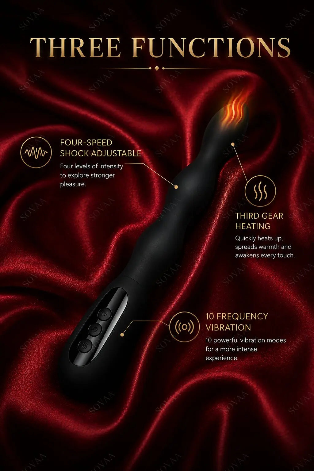 Inferno Wave Heated Wellness Massager