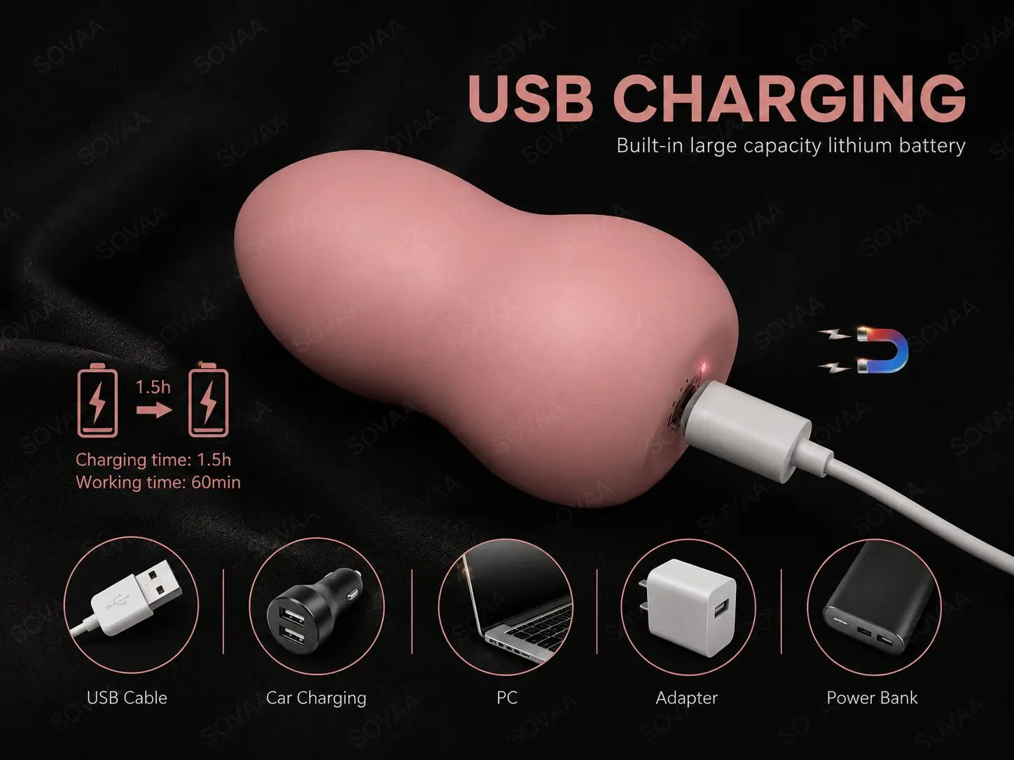 Peach Bliss Soft-Touch Intimate Massager