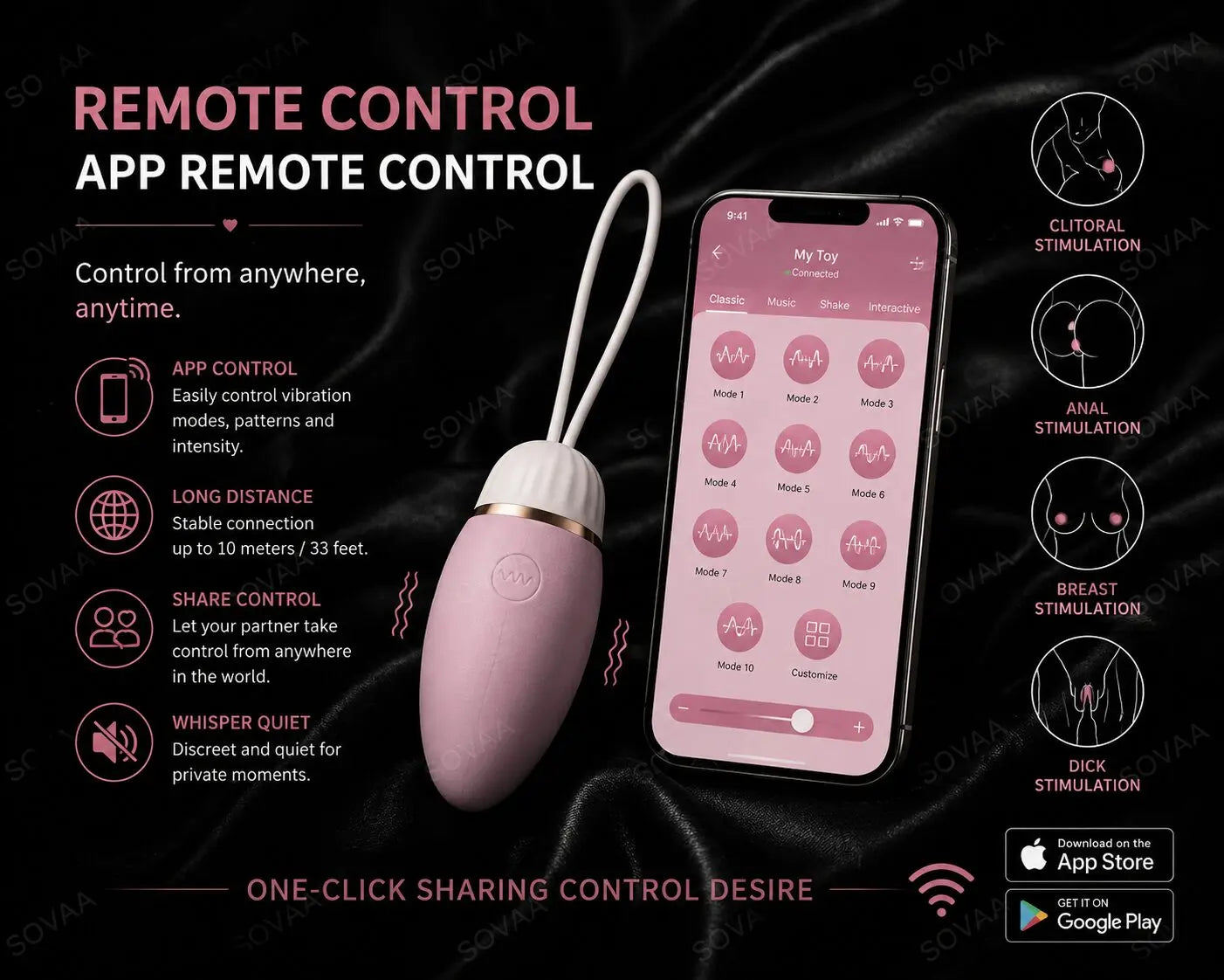 Pearl App-Controlled Intimate Massager