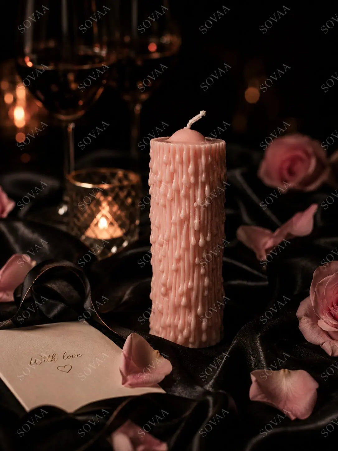 The Pink Drip Candle