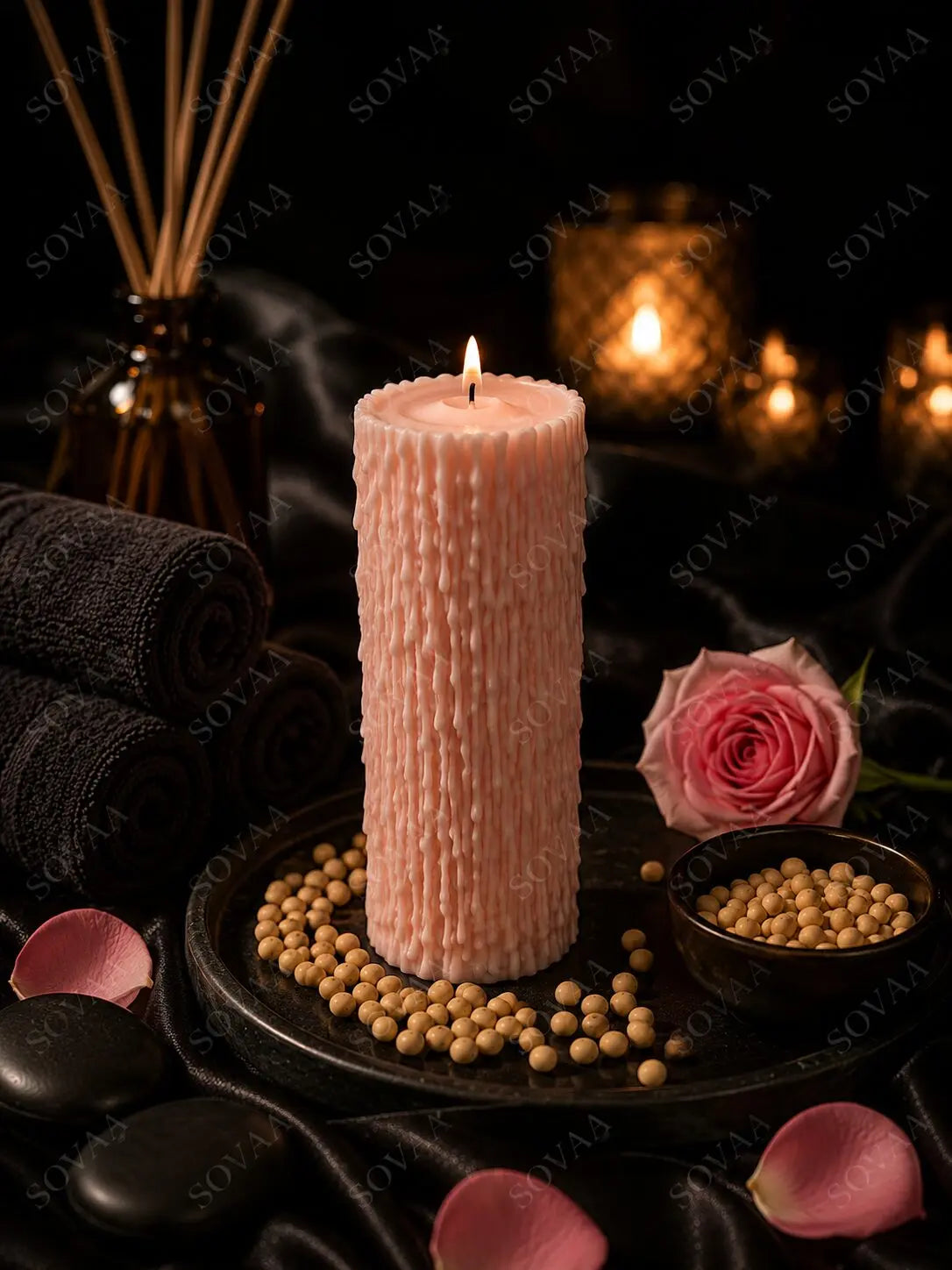 The Pink Drip Candle