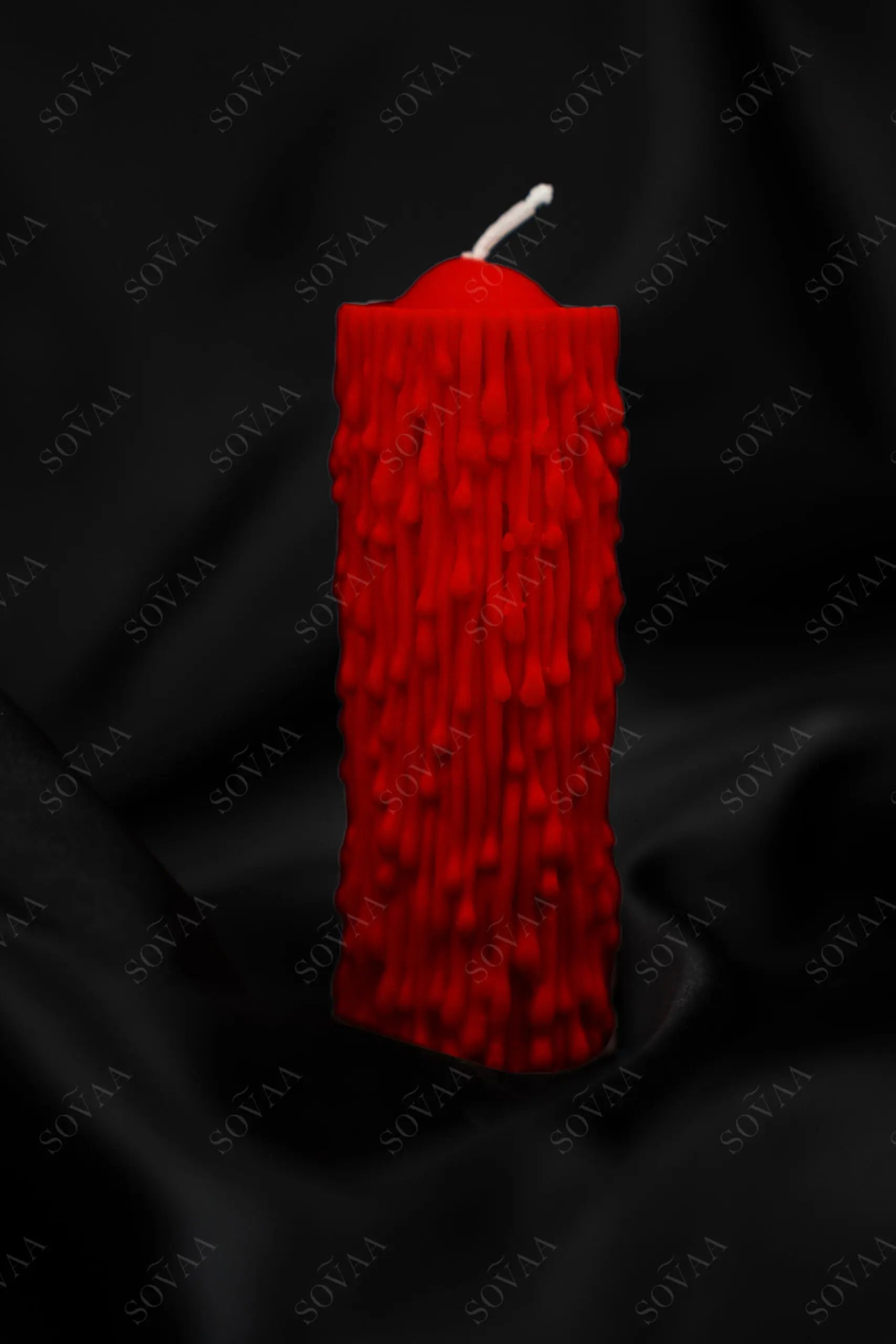 The Red Drip Candle