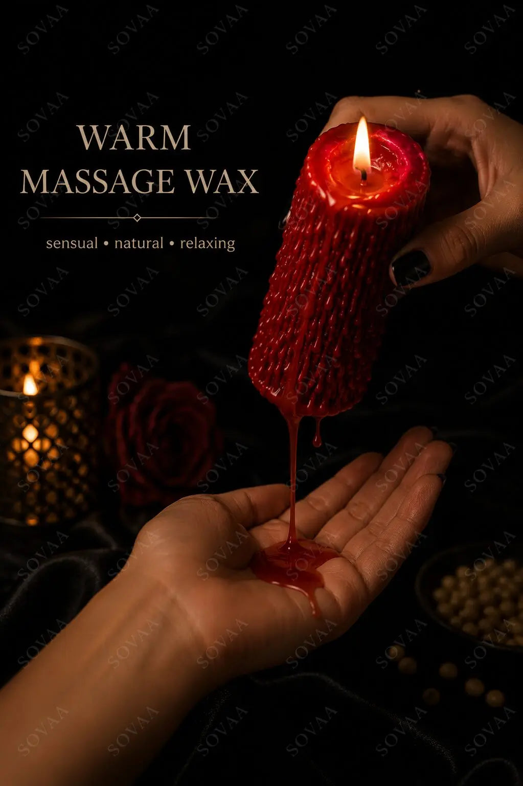 The Red Drip Candle