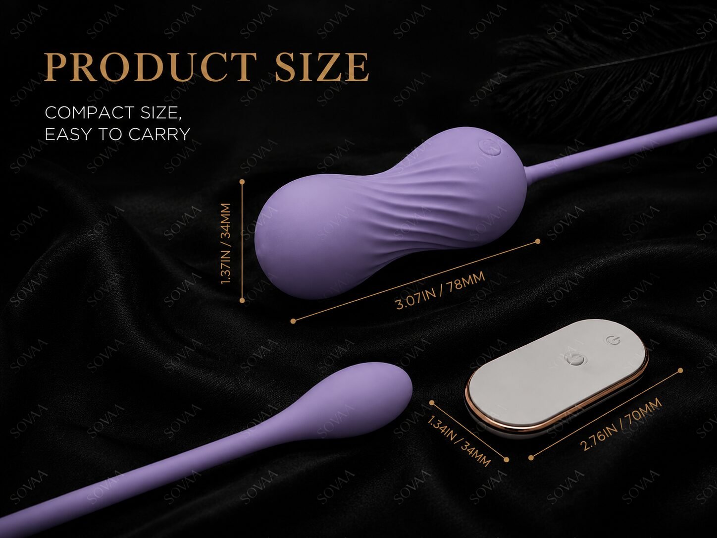 Lunara Duo Remote Intimate Massager