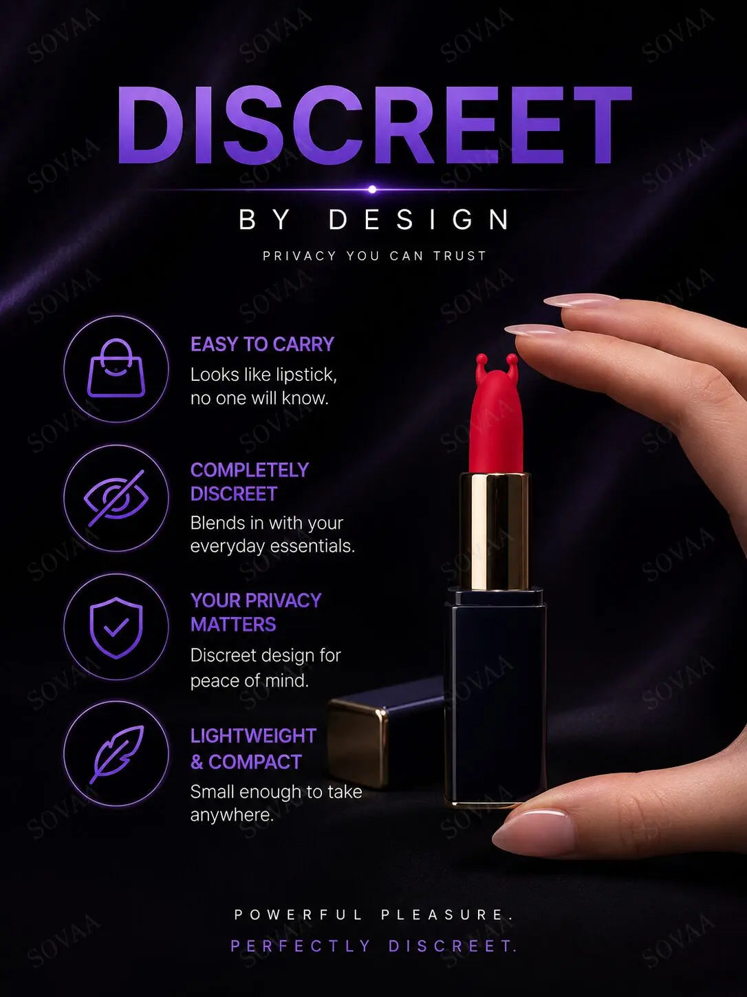 Secret Rouge Lipstick Intimate Massager