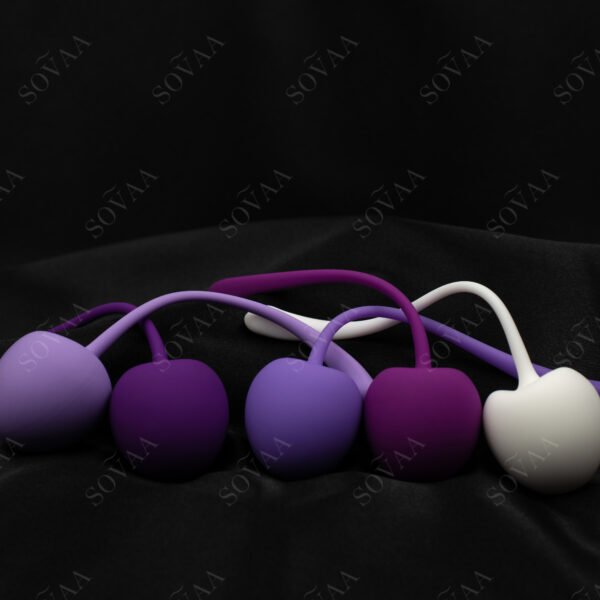 Cherry Bliss Kegel Balls – silicone pelvic floor trainer for women