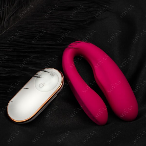 Viviana Rhythmic Dual Vibrator – silicone G-spot and clitoral vibrator with rhythmic pulses