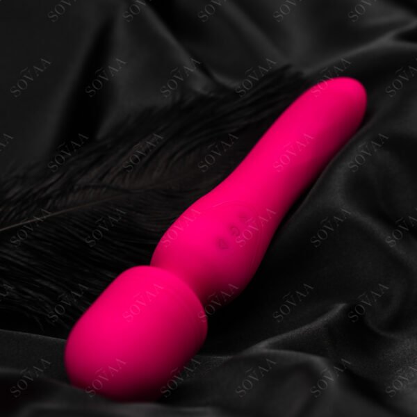 Ember Heated Wand Massager – warming vibrator wand with deep vibration and body-safe silicone
