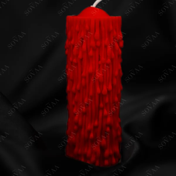 The Red Drip Candle