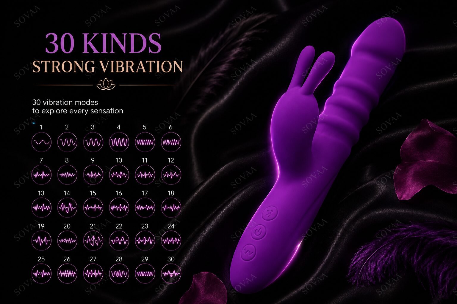 Crimson Bloom - Dual Stimulation Vibrator - Image 5