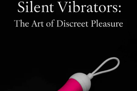 Elegant pink vibrator on black background – SOVAA Touch article about silent, discreet pleasure.